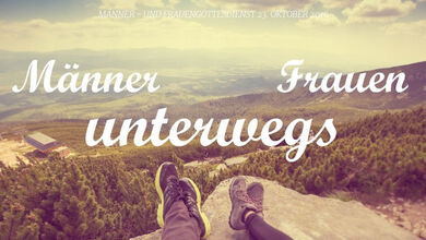Männer und Frauen unterwegs
